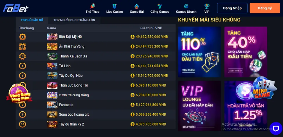 Cá cược eSports gacam67